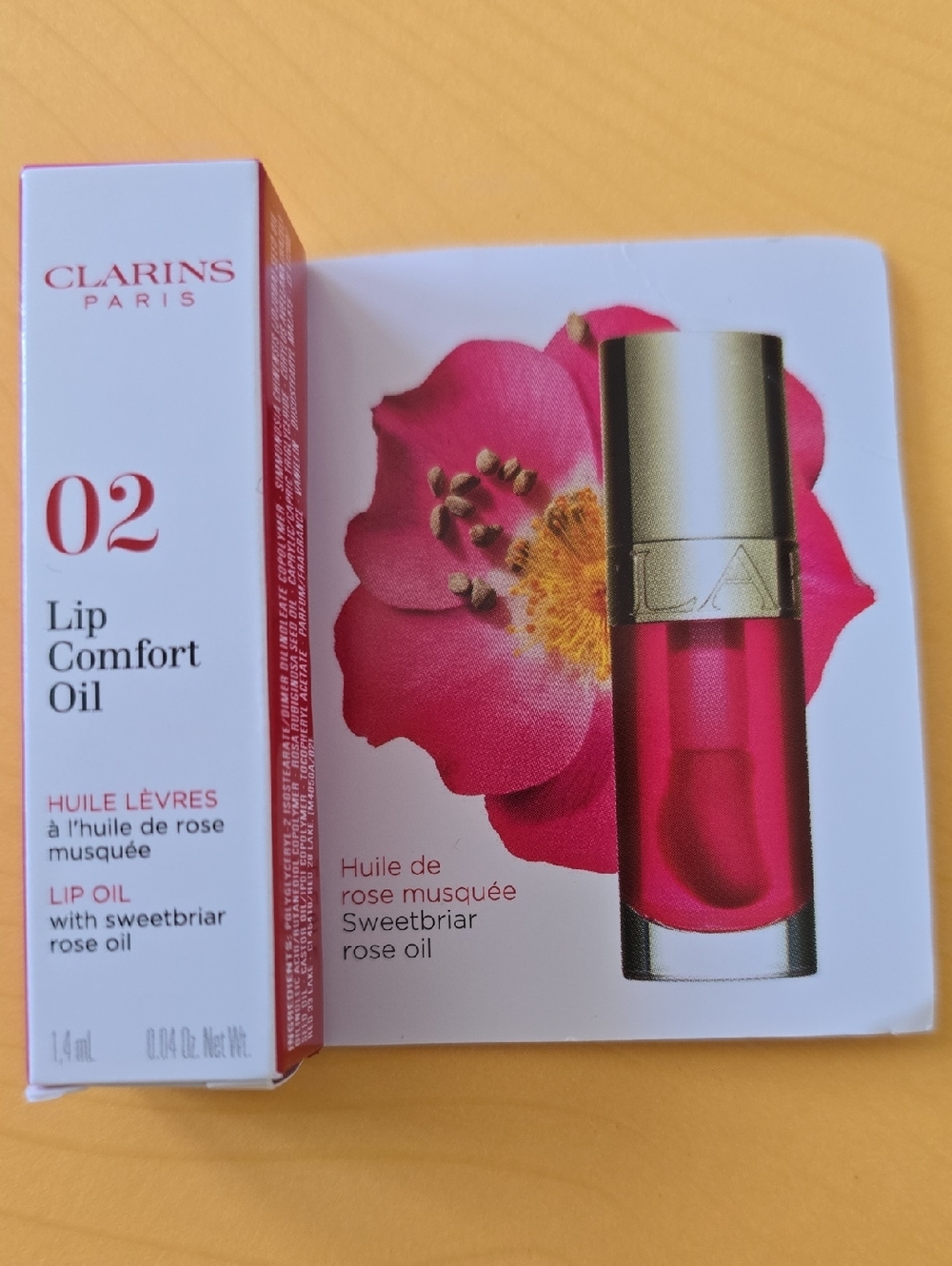 Clarins Lip Comfort Oil 02 Sweetbriar Rose - Pink - Picture 5 of 5